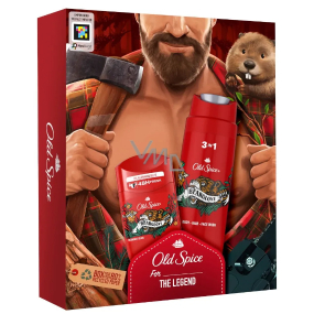 Old Spice BearGlove deodorant stick 50 ml + 3v1 sprchový gel na tvář, tělo a vlasy 250 ml, kosmetická sada pro muže