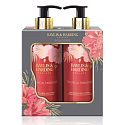 Baylis & Harding Boudoire Tropical Paradise - Tropický ráj tekuté mýdlo na ruce 300 ml + hydratační mléko na tělo i ruce 300 ml, kosmetická sada pro ženy