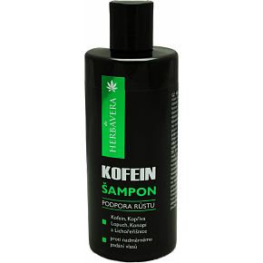 Herbavera kofeinový šampon na podporu růstu vlasů, 300 ml Herbavera kofeinový šampon na podporu růstu vlasů, 300 ml