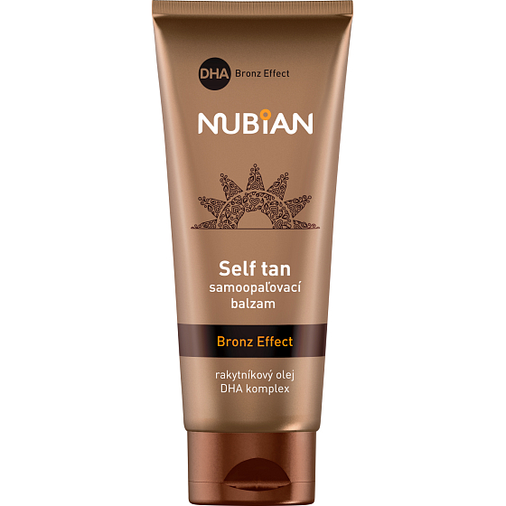 Nubian Self Tan samoopalovací tělový balzám v tubě, 200 ml