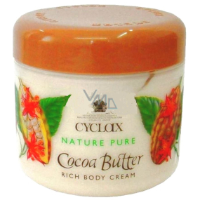 Cyclax Nature Pure Kakaové máslo regenerační a hydratační tělový krém obohacen o kakaové máslo 300 ml