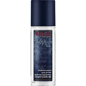 Replay Jeans Spirit! Man parfémovaný deodorant sklo pro muže 75 ml