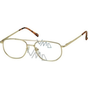 Berkeley Čtecí dioptrické brýle +2,50 zlaté velké MC2 1 kus
