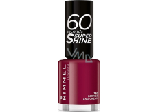 Rimmel London 60 Seconds Super Shine Nail Polish lak na nehty 340 Berries And Cream 8 ml