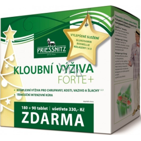 Priessnitz Kloubní výživa Forte+ s kolageny 180 tablet + 90 tablet