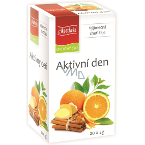 Apotheke Natur Aktivní den ovocný čaj 20 x 2 g