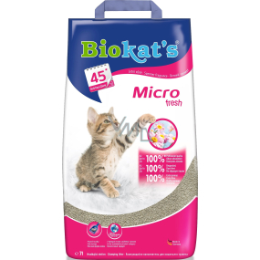 Biokats Micro Fresh Stelivo pro kočky 100% jemný přírodní jíl 7 l