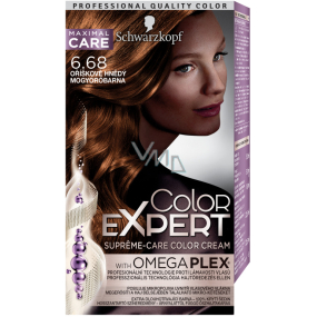 Schwarzkopf Color Expert barva na vlasy 6.68 Oříškově hnědý