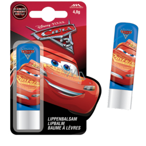 Disney Cars McQueen 3D balzám na rty pro děti 4,8 g