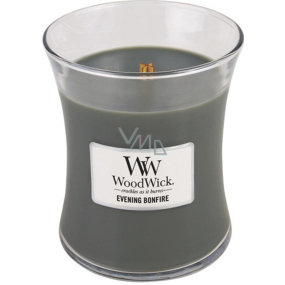 WoodWick Evening Bonfire - Večer u táboráku vonná svíčka s dřevěným knotem a víčkem sklo střední 275 g
