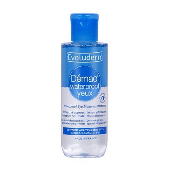 Evoluderm Waterproof Eye Make-up Remover dvoufázový odličovač očního make-upu 150 ml