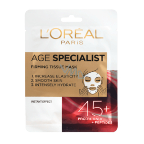 Loreal Paris Age Specialist 45+ zpevňující textilní maska 30 g