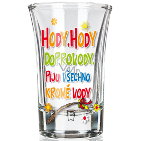 Nekupto Smích Jarní panáček skleněný dárkový velikonoční panák Hody, hody 40 ml