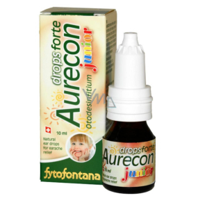 Fytofontana Aurecon Junior drops forte přírodní ušní kapky pro úlevu od bolesti 10 ml