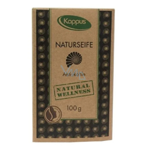 Kappus Natural Wellness Aktivní uhlí certifikované přírodní mýdlo 100 g
