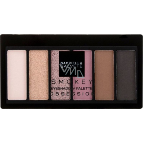 Gabriella Salvete Eyeshadow Palette paleta očních stínů Smokey Obsession 10 g