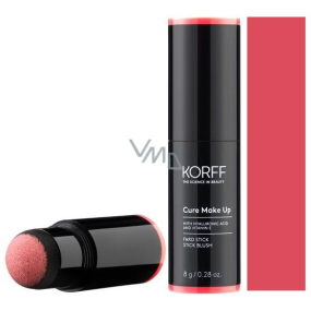 Korff Cure Make up Stick Blush tvářenka v tyčince s pěnovým aplikátorem 02 8 g