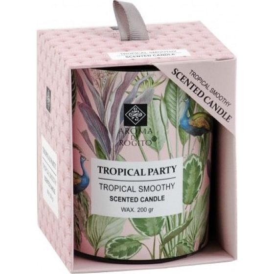 Aroma di Rogito Tropical Smoothy - Tropické smoothie vonná svíčka sklo 85 x 105 mm 200 g