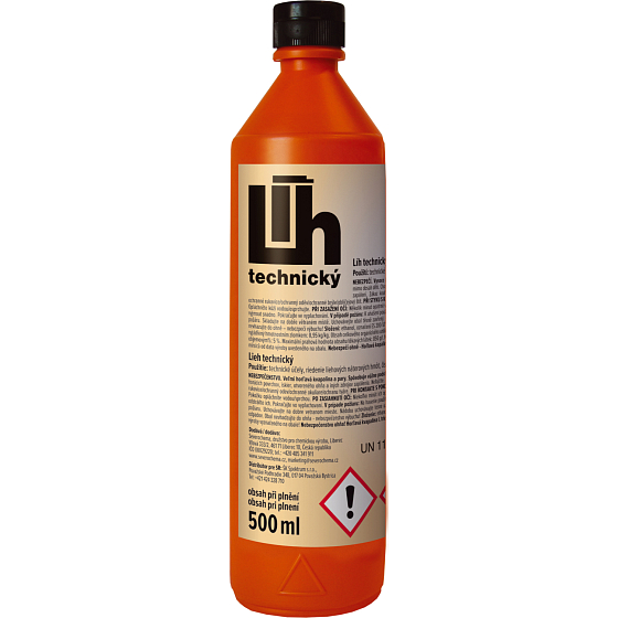 Severochema technický líh, 500 ml