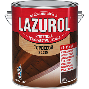 Lazurol Topdecor S1035 tenkovrstvá lazura na dřevo T083 višeň, 2,5 l Lazurol Topdecor S1035 tenkovrstvá lazura na dřevo T083 višeň, 2,5 l
