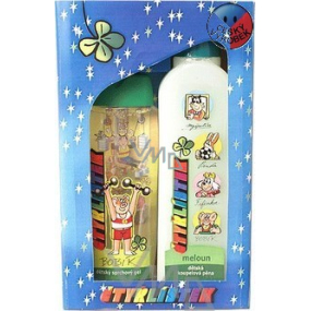 Bohemia Gifts Kids Čtyřlístek Bobík šampon 300 ml a lázeň 500 ml, kosmetická sada