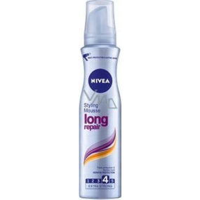 Nivea Long Repair ochrana delších, lámavých a vlasů pěnové tužidlo 150 ml