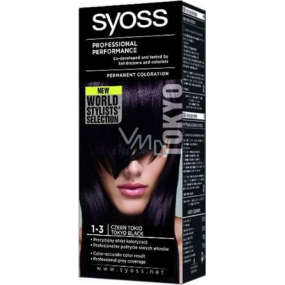 Syoss Professional barva na vlasy 1 - 3 tokijská černá