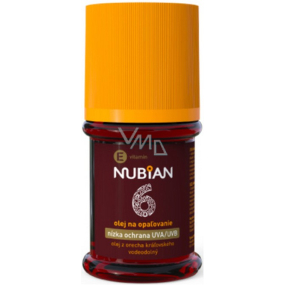 Nubian OF6 Olej na opalování, nízká ochrana 60 ml