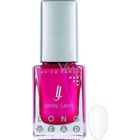 Jenny Lane Long Wear lak na nehty s dlouhotrvajícím efektem Bílý matový 14 ml