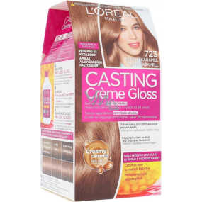 Loreal Paris Casting Creme Gloss barva na vlasy 723 mléčný karamel