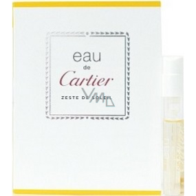 Cartier Eau de Cartier Zeste de Soleil toaletní voda pro ženy 1,5 ml s rozprašovačem, vialka