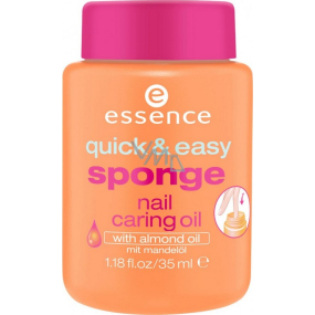 Essence Quick & Easy Sponge Nail Caring Oil pečující olej na nehty s houbičkou 35 ml