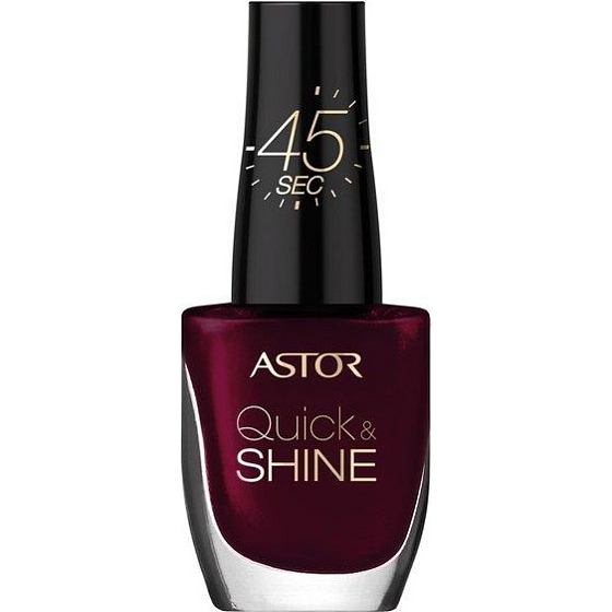 Astor Quick & Shine Nail Polish lak na nehty 302 Glass Of Wine 8 ml