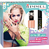 Rimmel London Extra 3D Lash řasenka 003 Extreme Black 8 ml + 60 Seconds Nail Polish by Rita Ora lak na nehty 408 Peachella 8 ml, kosmetická sada