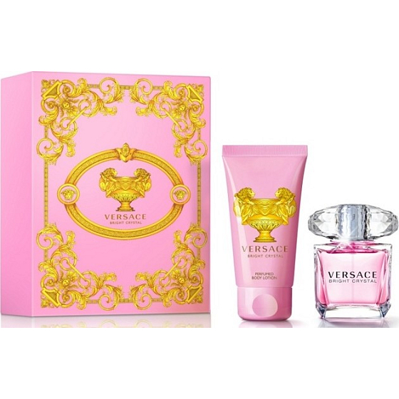Versace Bright Crystal toaletní voda pro ženy 30 ml + tělové mléko 50 ml, dárková sada