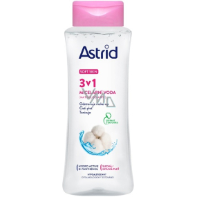 Astrid Soft Skin Micelární voda 3v1 pro suchou a citlivou pleť 400 ml