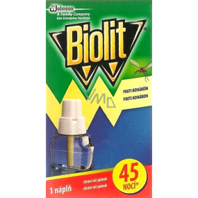 Biolit Proti komárům Elektrický odpařovač proti komárům 45 nocí náhradní náplň 27 ml