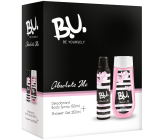B.U. Absolute Me deodorant sprej pro ženy 150 ml + sprchový gel 250 ml, kosmetická sada