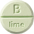Bomb Cosmetics Limetka Aromaterapie tableta do sprchy 1 kus