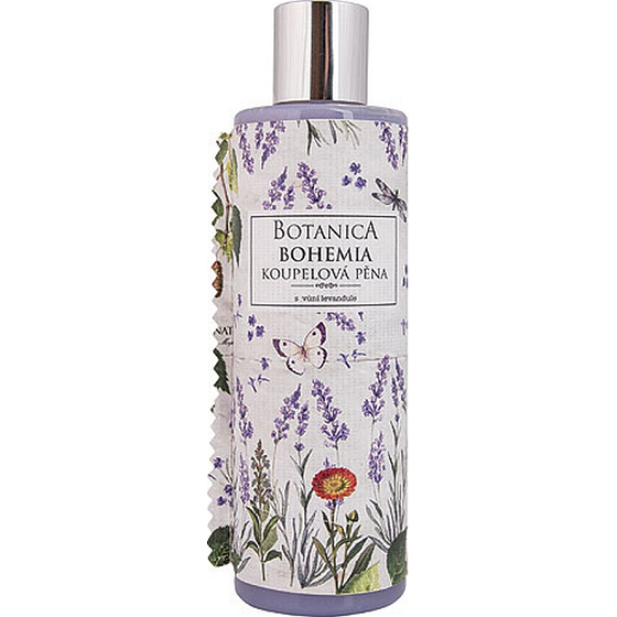 Bohemia Gifts Botanica Levandule s olivovým olejem, extraktem bylin a jogurtovou aktivní složkou koupelová pěna 250 ml