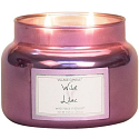 Village Candle Divoký šeřík - Wild Lilac vonná svíčka ve skle 2 knoty 262 g