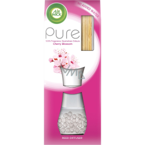 Air Wick Reed Diffuser Pure Cherry Blossom - Květy třešní vonné tyčinky osvěžovač vzduchu 25 ml
