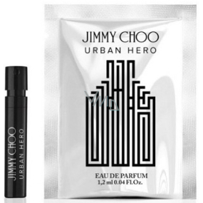 Jimmy Choo Urban Hero parfémovaná voda pro muže 1,2 ml s rozprašovačem, vialka