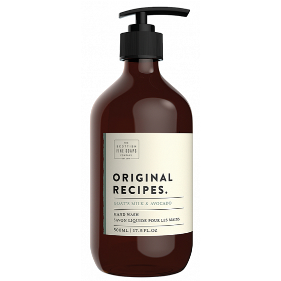 Scottish Fine Soaps Original Kozí mléko a avokádo krémové tekuté mýdlo dávkovač 500 ml
