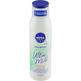 Nivea Ultra Mild Refreshing šampon pro rychle se mastící vlasy 300 ml