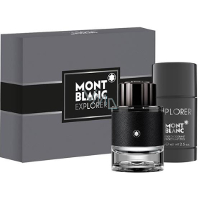 Montblanc Explorer parfémovaná voda pro muže 60 ml + deostick 75 ml, dárková sada pro muže