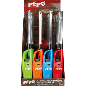 PE-PO větruodolný flexi zapalovač