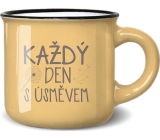 Nekupto Mini hrneček na kávu Každý den s úsměvem 100 ml