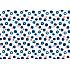 Ditipo Dárkový balicí papír 70 x 100 cm Bílý se srdíčky a modrými kolečky 2 archy