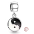 Charm Sterlingové stříbro 925 Jin a Jang, přívěsek na náramek symbol
